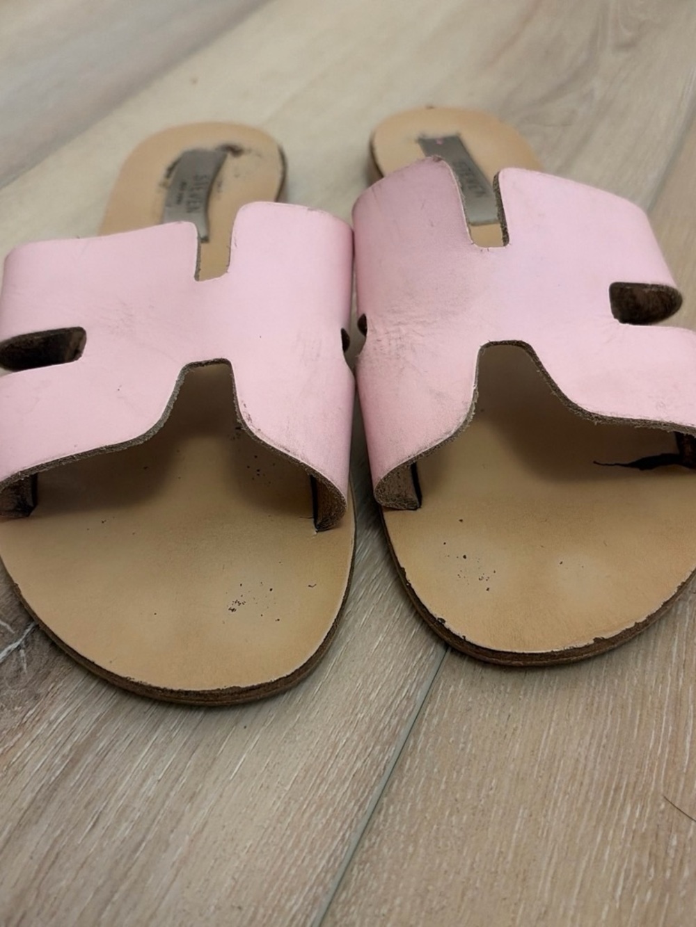 Steve Madden Pink Slide Sandals